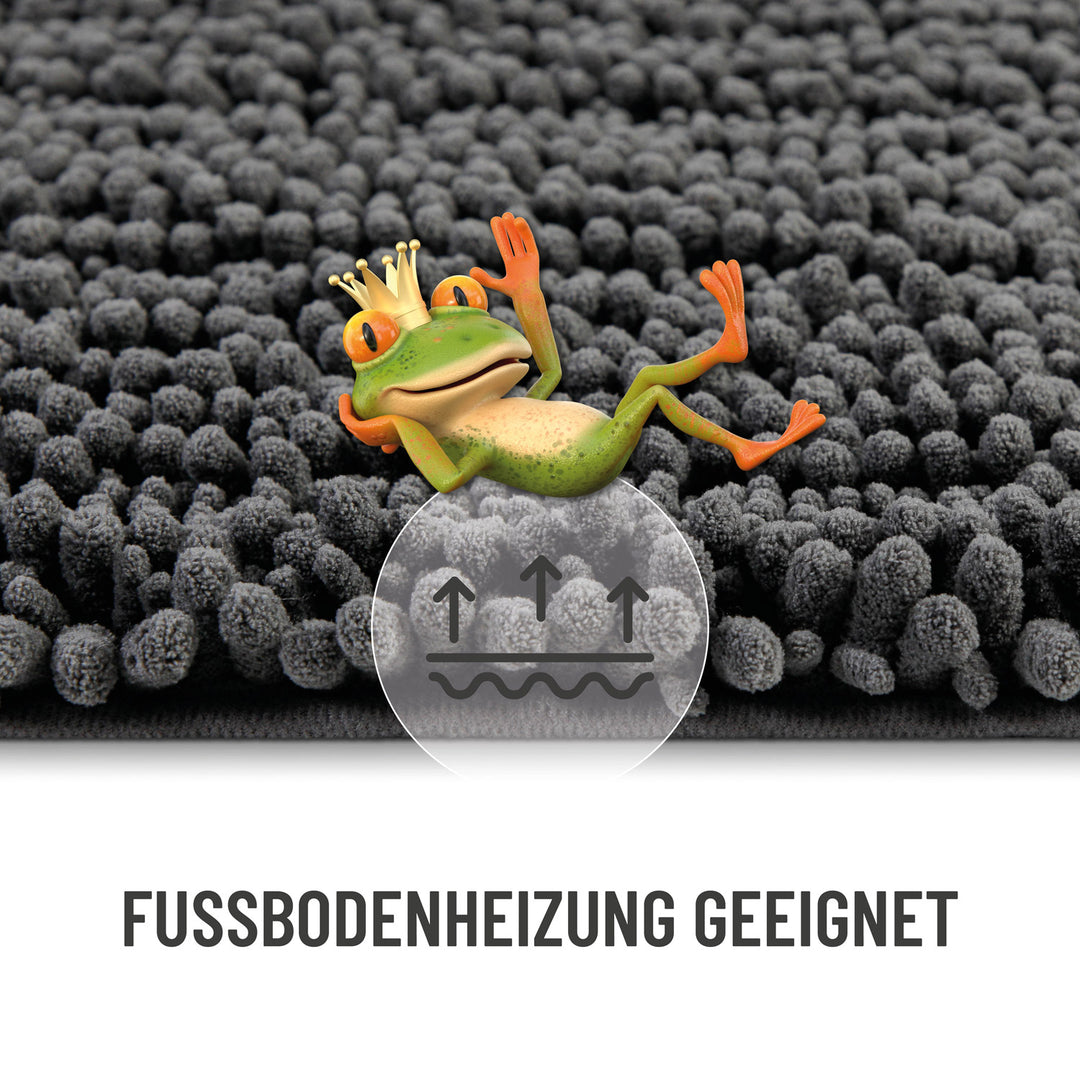 Badteppich Benno Grau