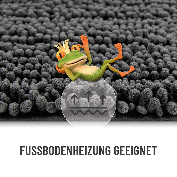Badteppich Benno Grau