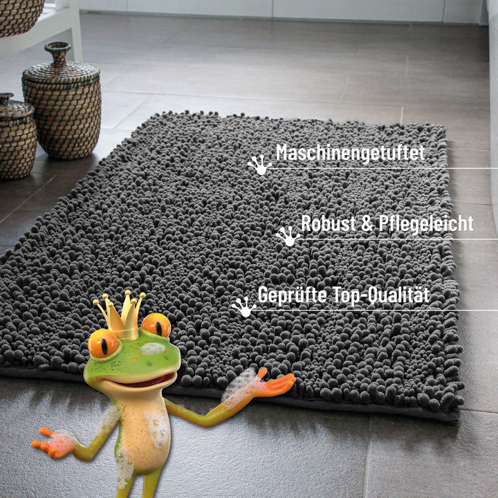Badteppich Benno Grau