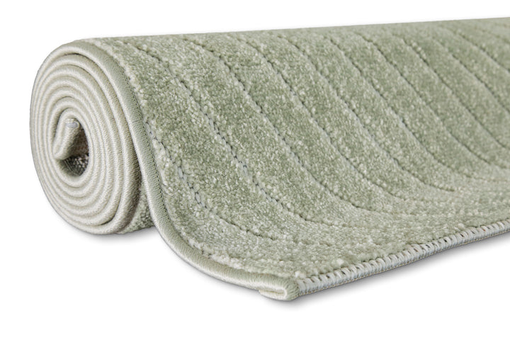 Bacalar Outdoor salbei grün Kurzflor rechteckig