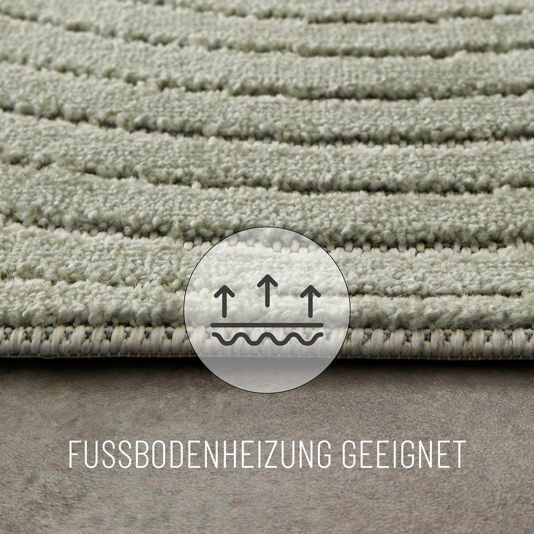 Bacalar Outdoor salbei grün Kurzflor rechteckig