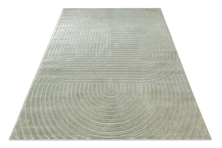 Bacalar Outdoor salbei grün Kurzflor rechteckig