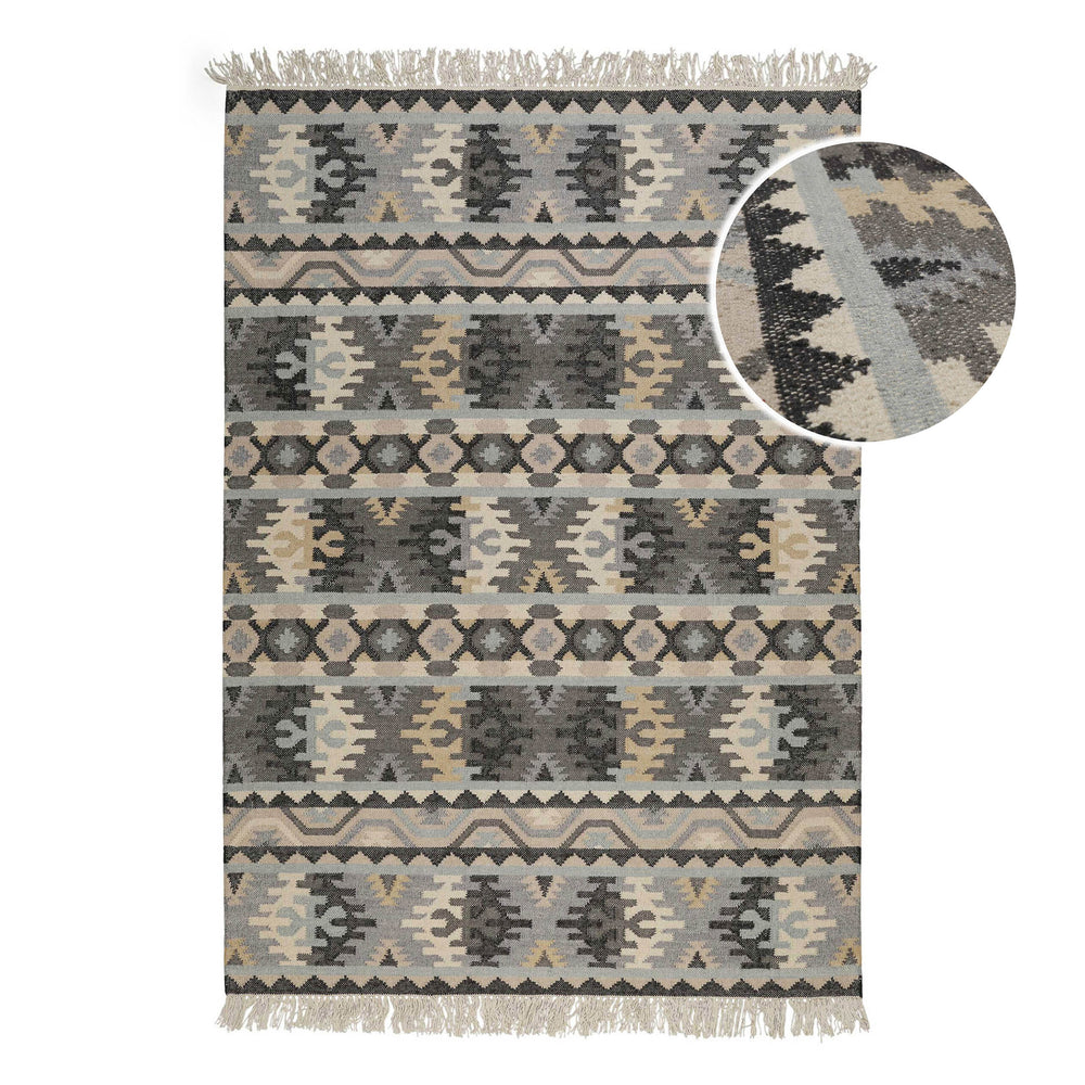 Balou Teppich hellgrau Kurzflor rechteckig