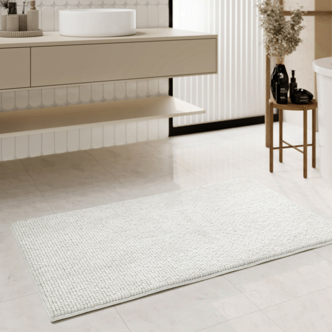 Badteppich Weiß Balu WECONhome Basics jetzt kaufen