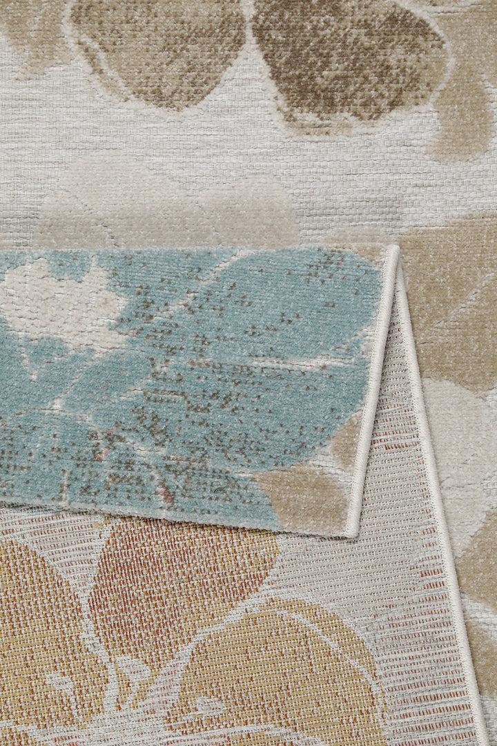 Beach Flower Outdoor beige Kurzflor rechteckig