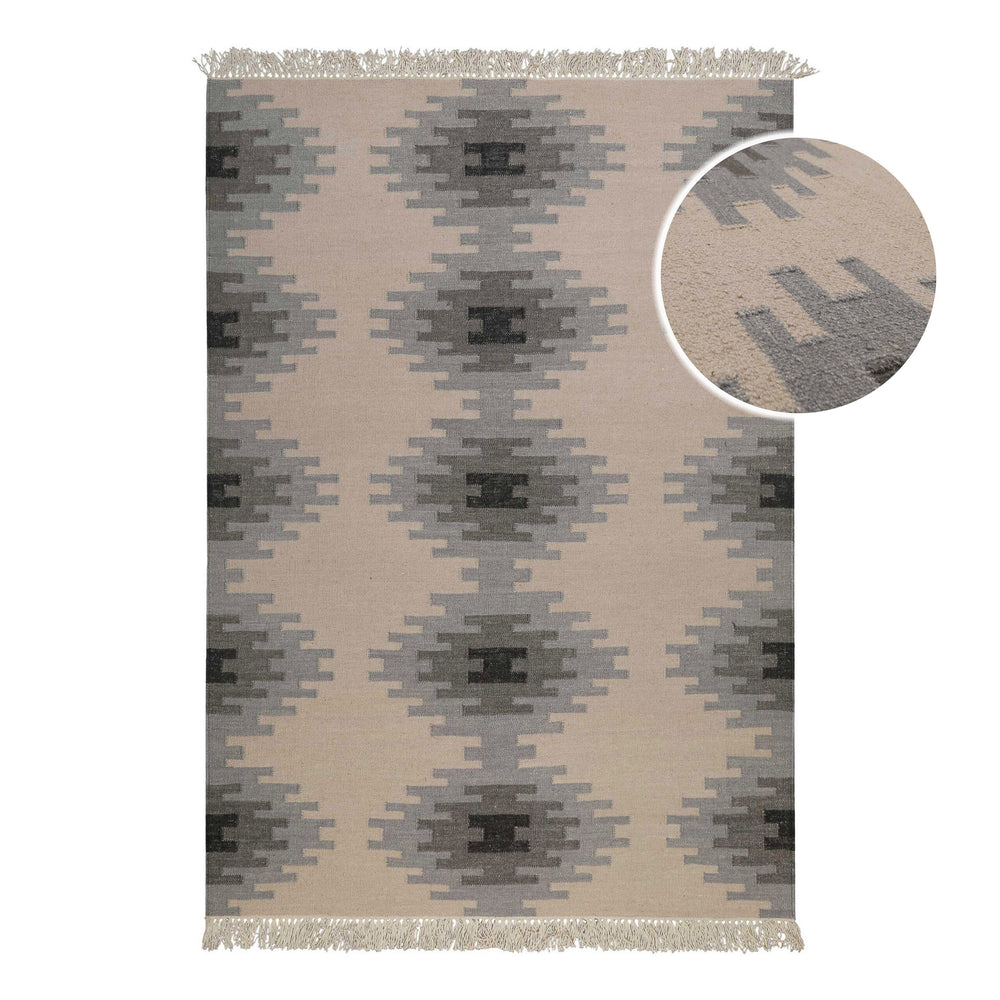 Belle Teppich grau Kurzflor rechteckig