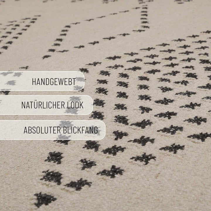 Belmont Teppich beige Kurzflor rechteckig