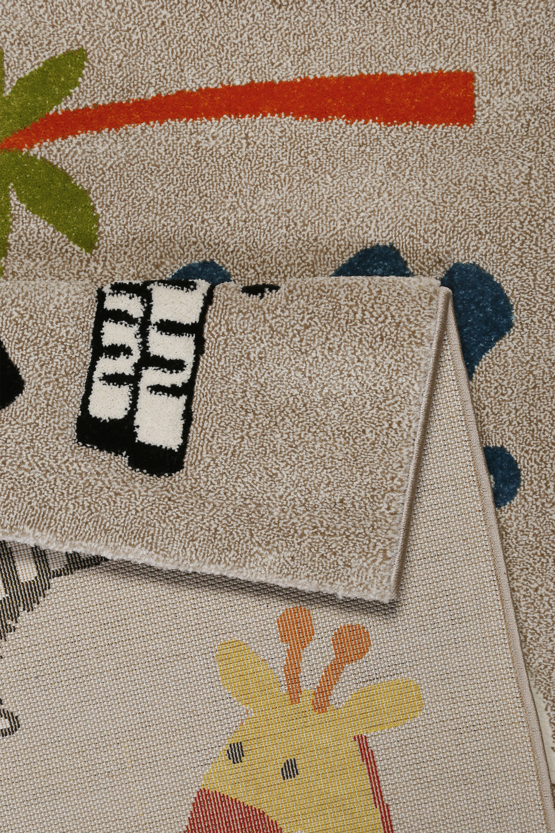 Benny & Friends Teppich sand beige meliert Kurzflor rechteckig