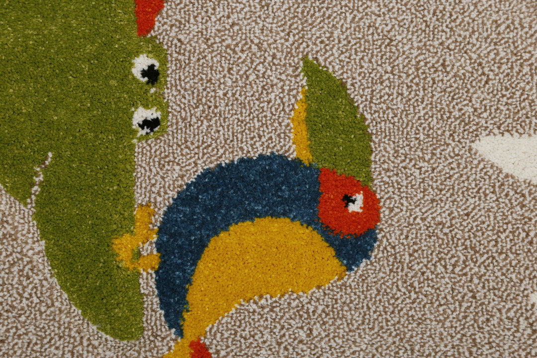 Benny & Friends Teppich sand beige meliert Kurzflor rechteckig