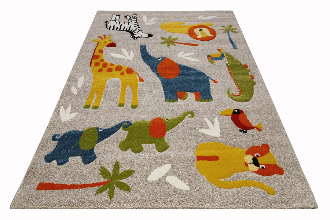 Benny & Friends Teppich sand beige meliert Kurzflor rechteckig