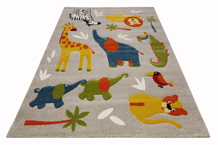 Benny & Friends Teppich sand beige meliert Kurzflor rechteckig