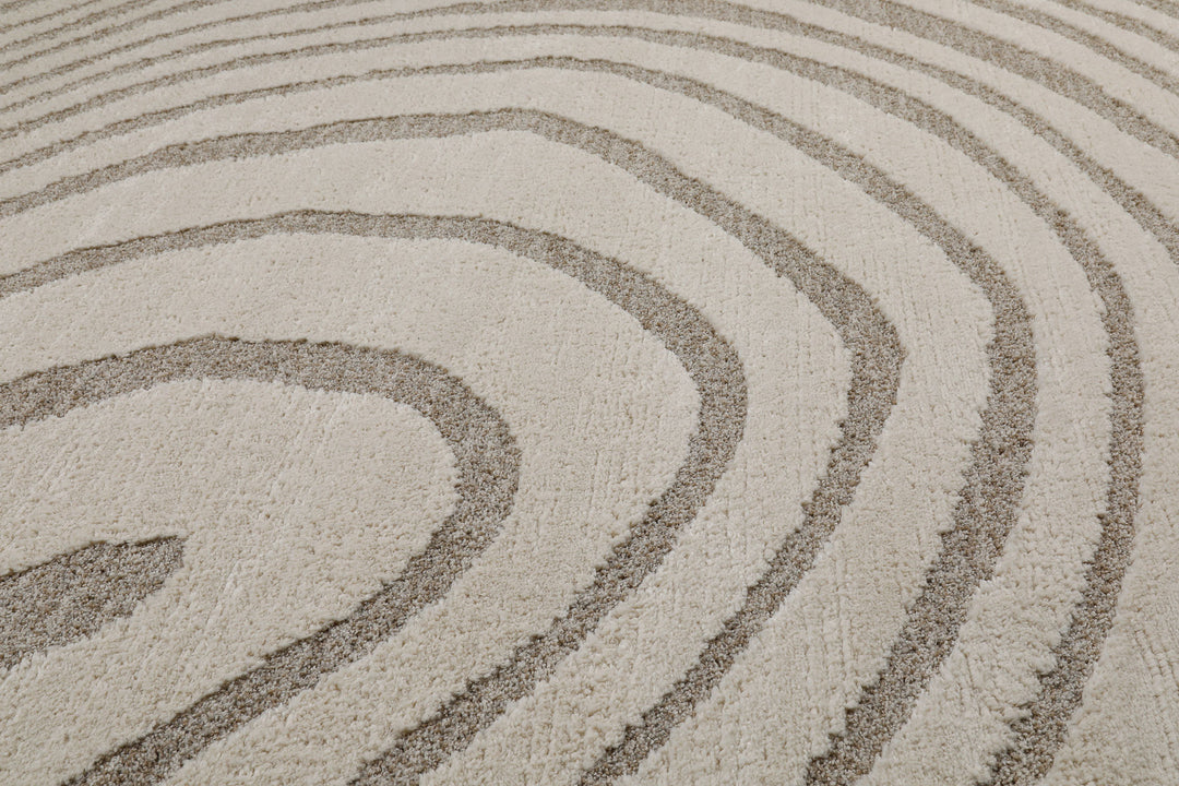 Björn Teppich creme beige Kurzflor rechteckig