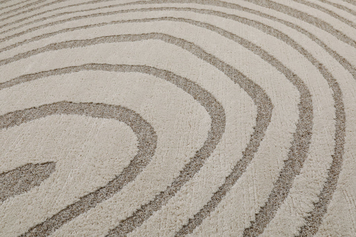 Björn Teppich creme beige Kurzflor rechteckig