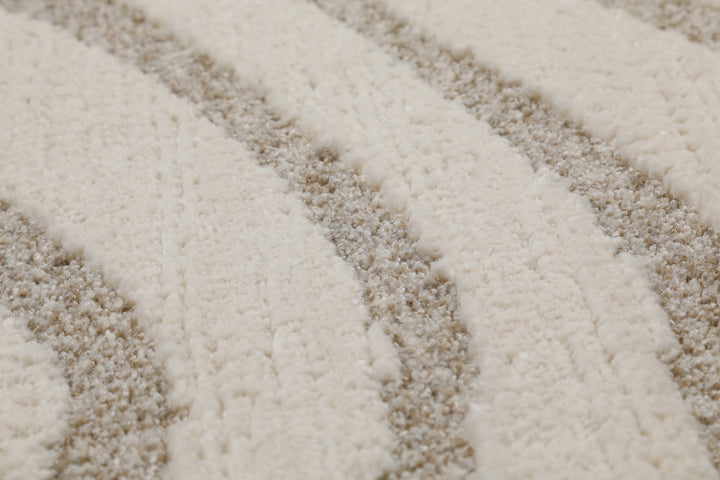 Björn Teppich creme beige Kurzflor rechteckig