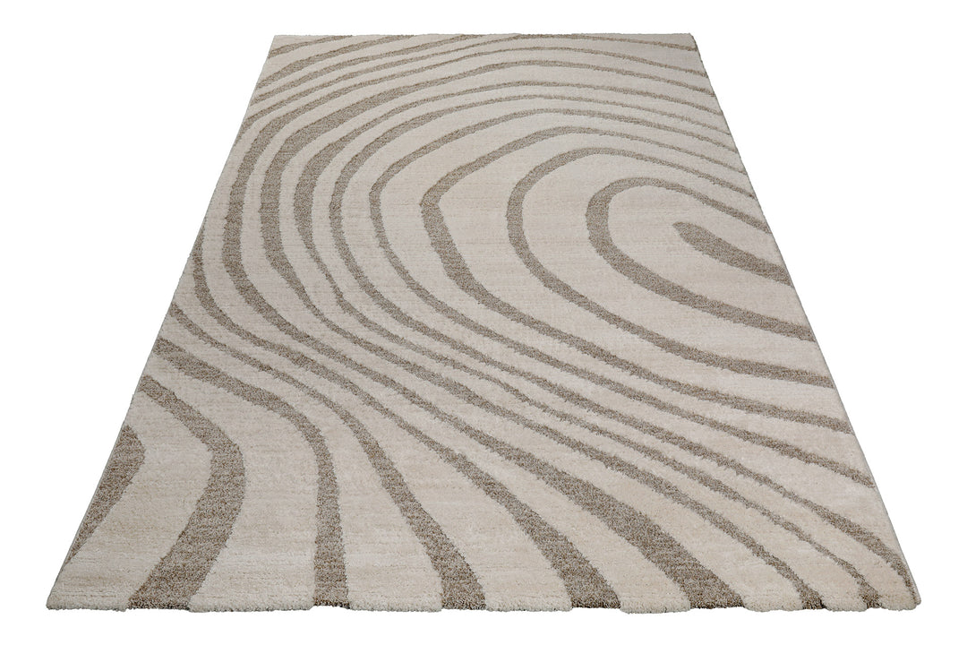 Björn Teppich creme beige Kurzflor rechteckig