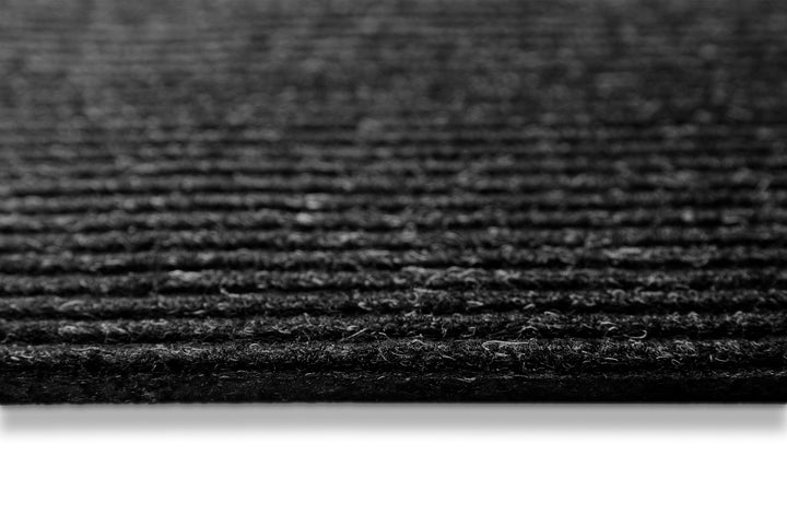 Buhai Schmutzfangmatte schwarz Detailansicht Kantenhöhe