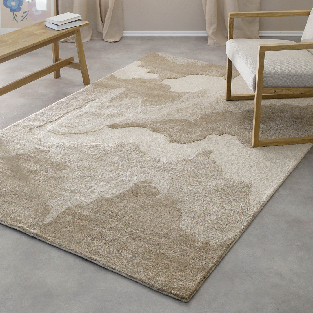 Carlo Teppich braun multi Kurzflor rechteckig