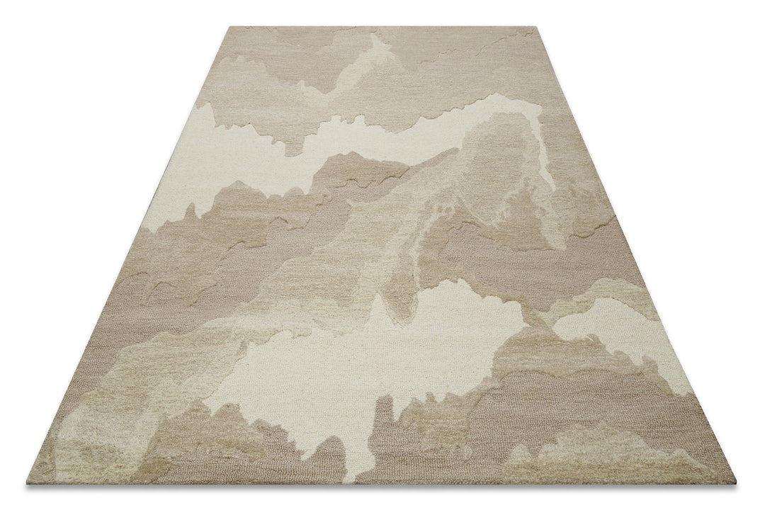 Carlo Teppich braun multi Kurzflor rechteckig