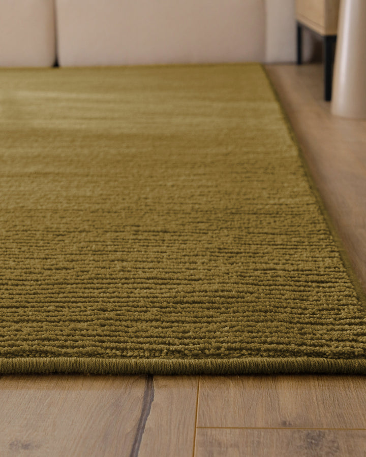 Kurzflor Teppich Castello One Blass Grün