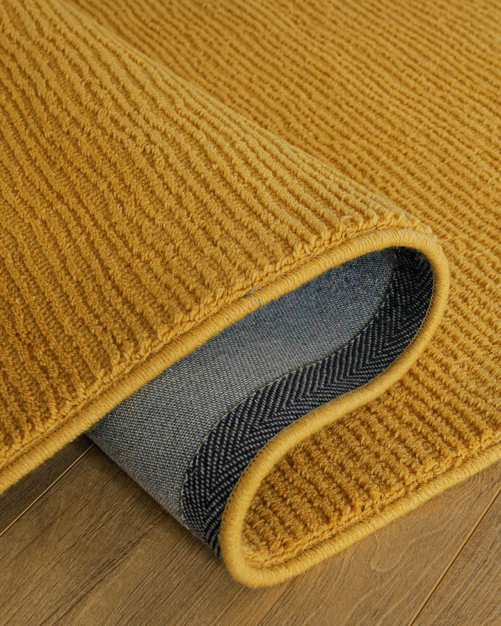 Kurzflor Teppich Castello One Gelb