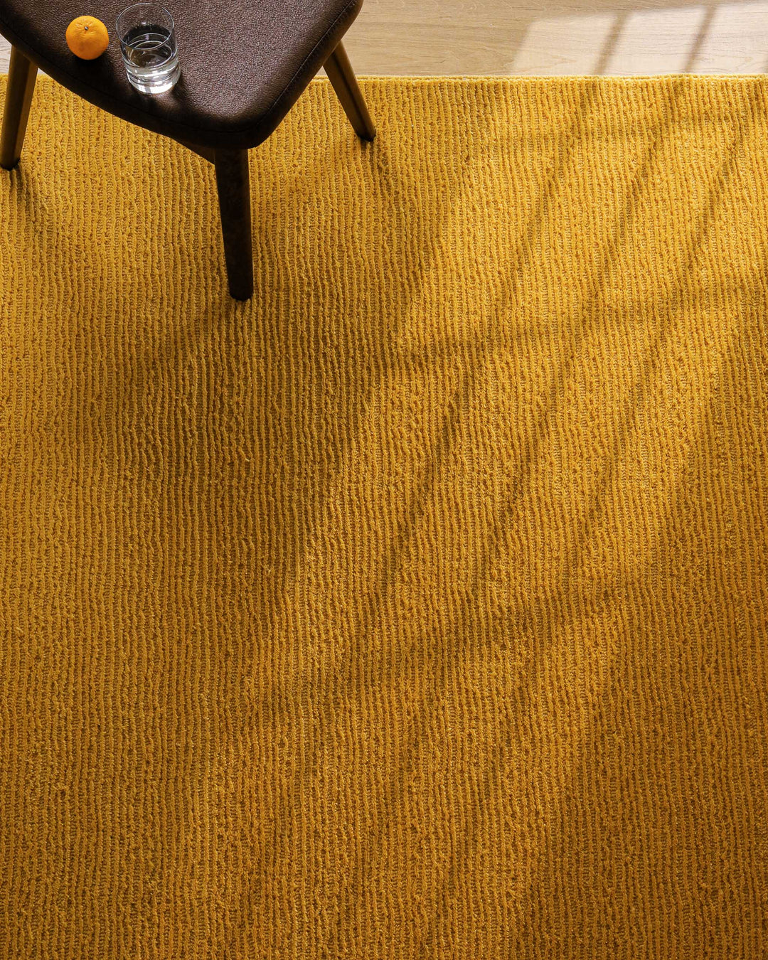 Kurzflor Teppich Castello One Gelb