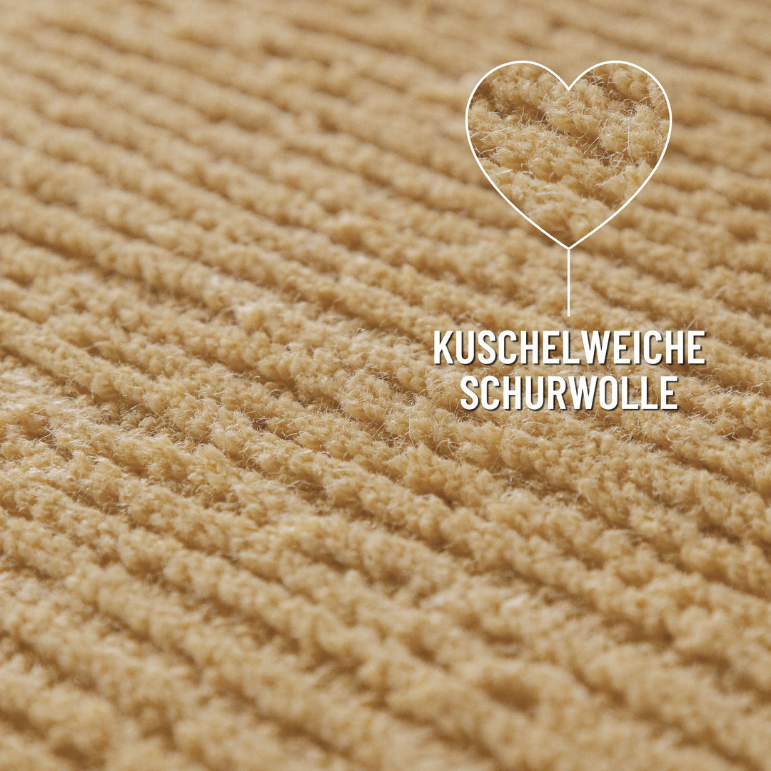 Kurzflor Teppich Castello One Sand Beige