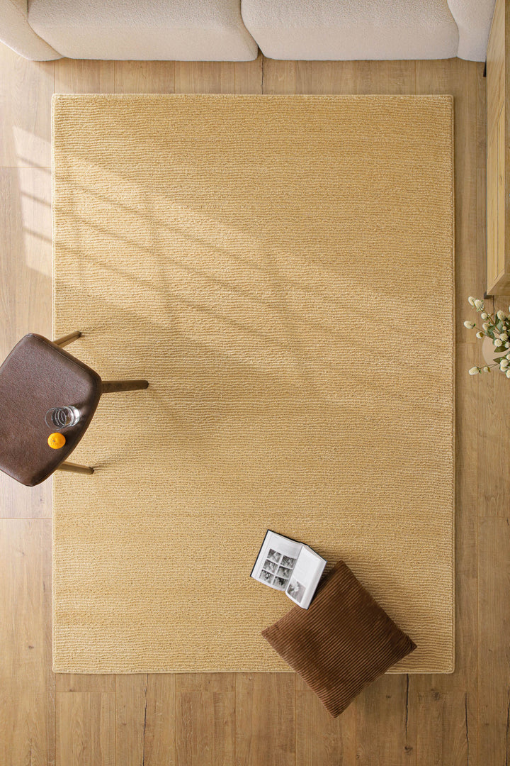 Kurzflor Teppich Castello One Sand Beige