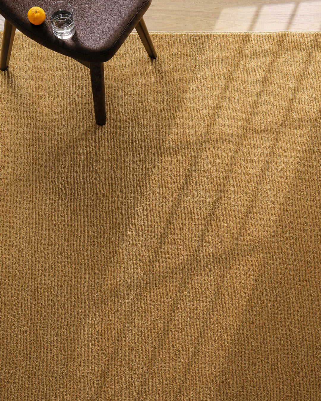 Kurzflor Teppich Castello One Karamell