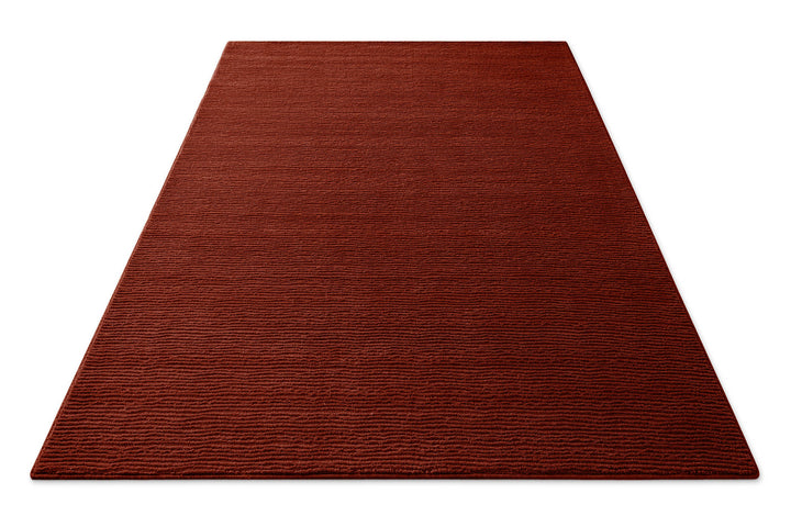 Kurzflor Teppich Castello One Purpur Rot