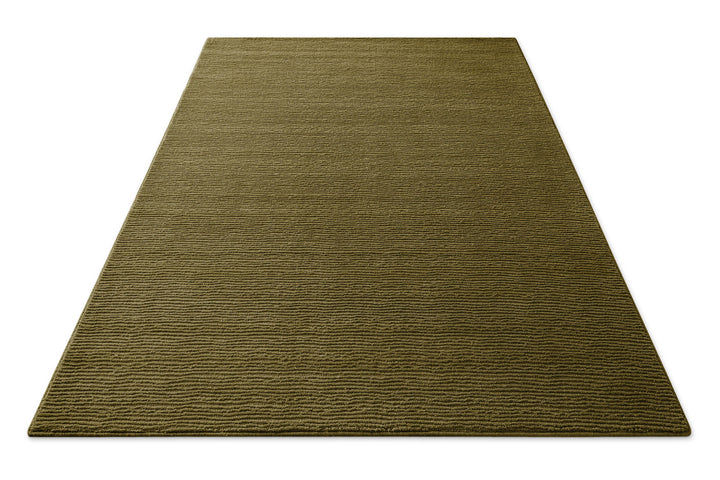 Kurzflor Teppich Castello One Oliv Grün