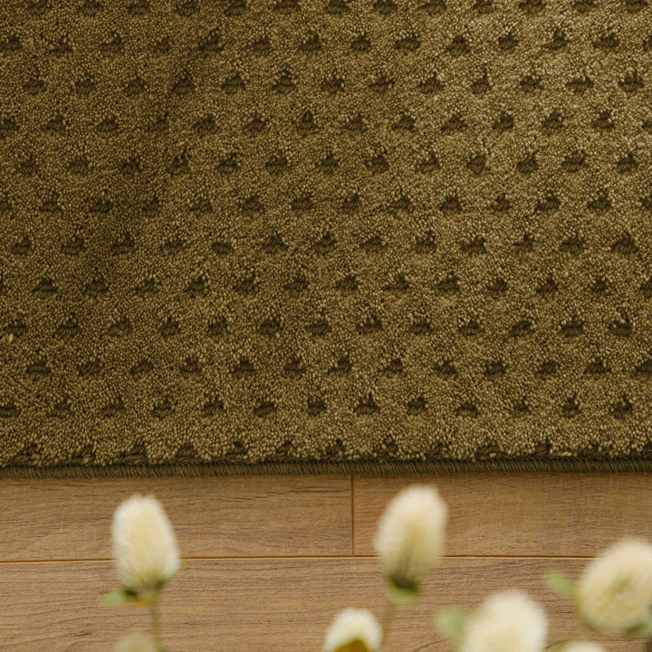 Kurzflor Teppich Castello Three Blass Grün