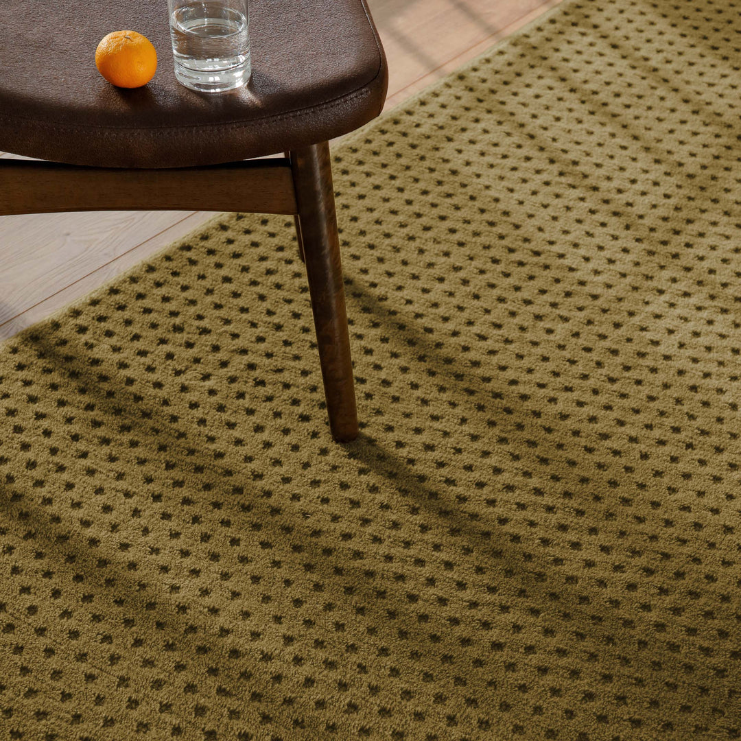 Kurzflor Teppich Castello Three Blass Grün