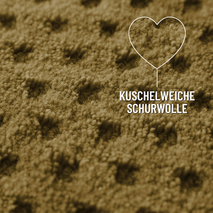 Kurzflor Teppich Castello Three Blass Grün