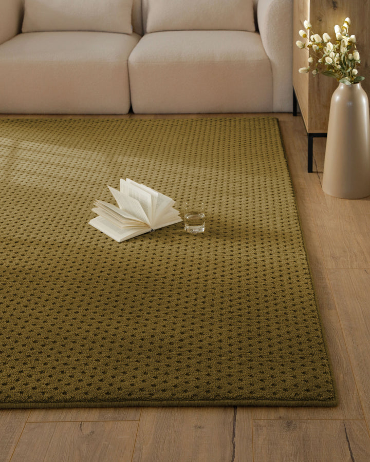 Kurzflor Teppich Castello Three Blass Grün