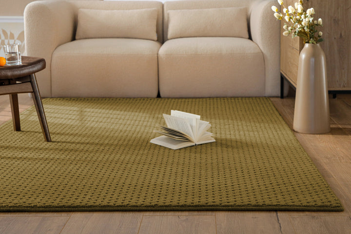 Kurzflor Teppich Castello Three Blass Grün