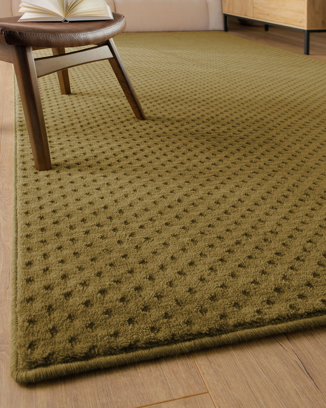 Kurzflor Teppich Castello Three Blass Grün