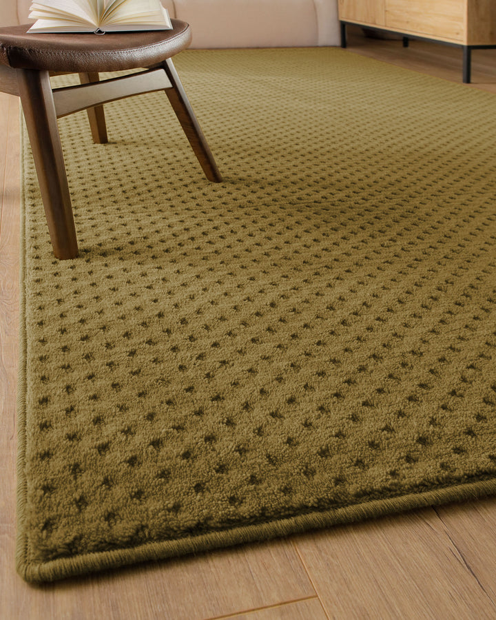 Kurzflor Teppich Castello Three Blass Grün