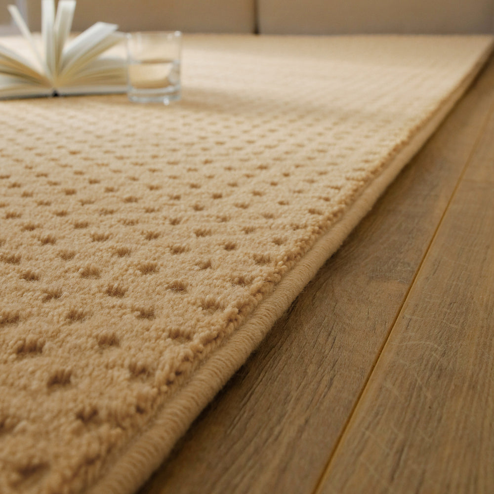 Kurzflor Teppich Castello Three Sand Beige