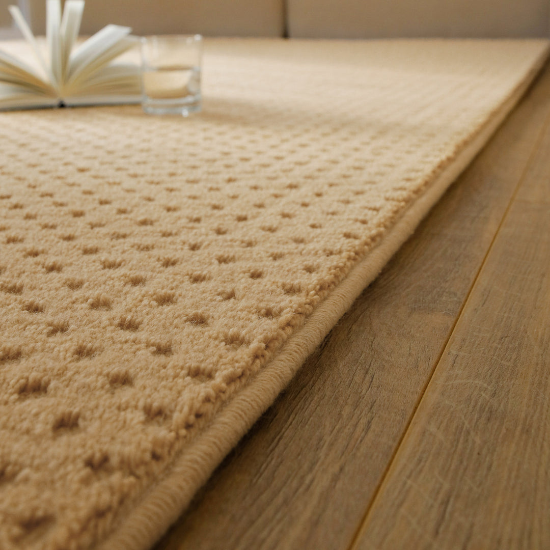 Kurzflor Teppich Castello Three Sand Beige