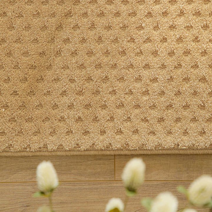 Kurzflor Teppich Castello Three Sand Beige