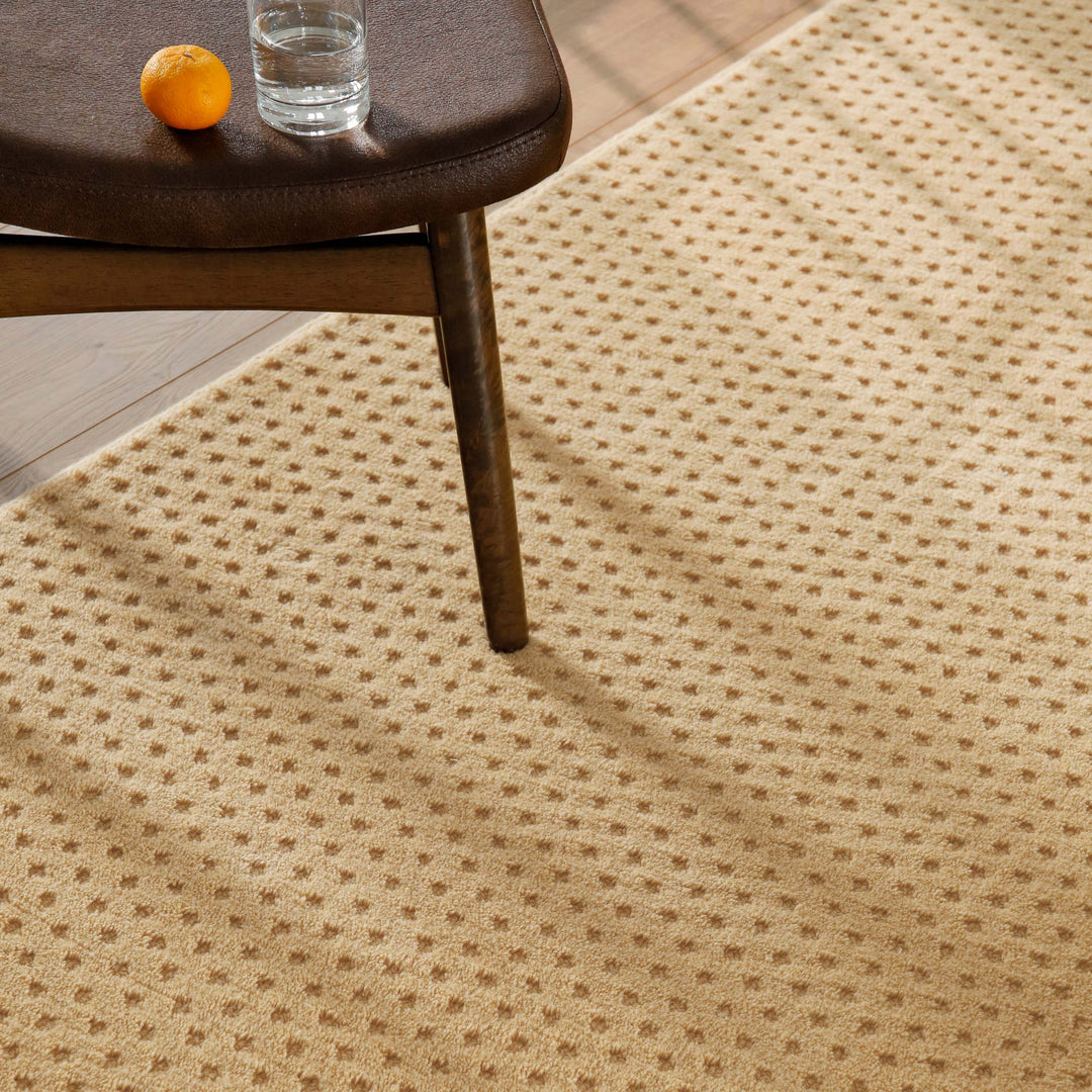 Kurzflor Teppich Castello Three Sand Beige