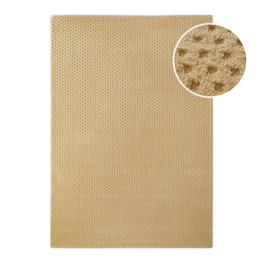 Kurzflor Teppich Castello Three Sand Beige