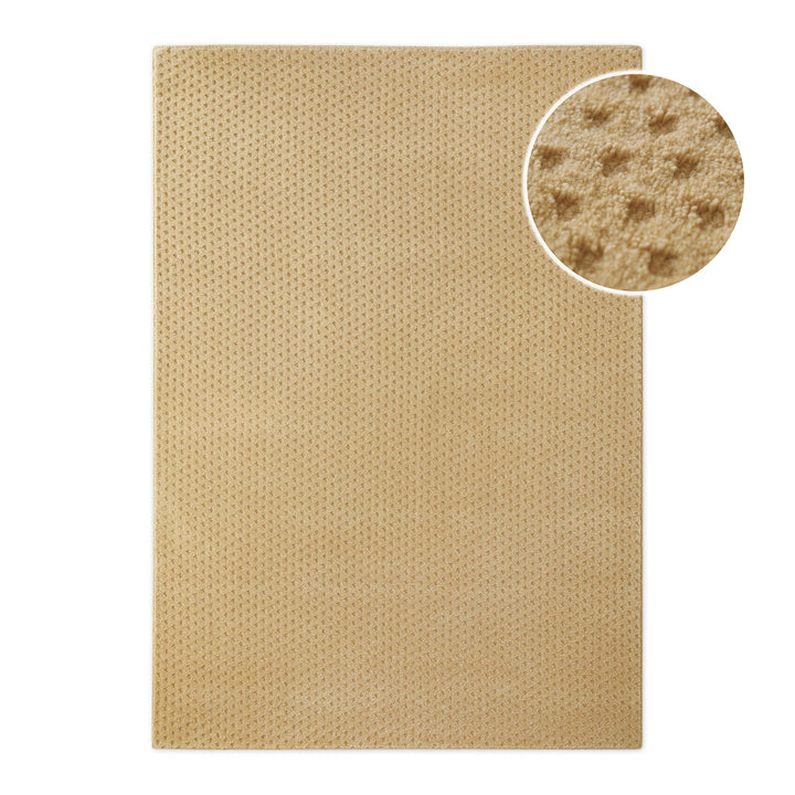 Kurzflor Teppich Castello Three Sand Beige