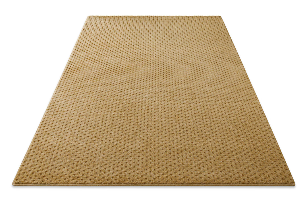 Kurzflor Teppich Castello Three Karamell