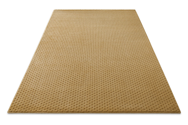 Kurzflor Teppich Castello Three Karamell