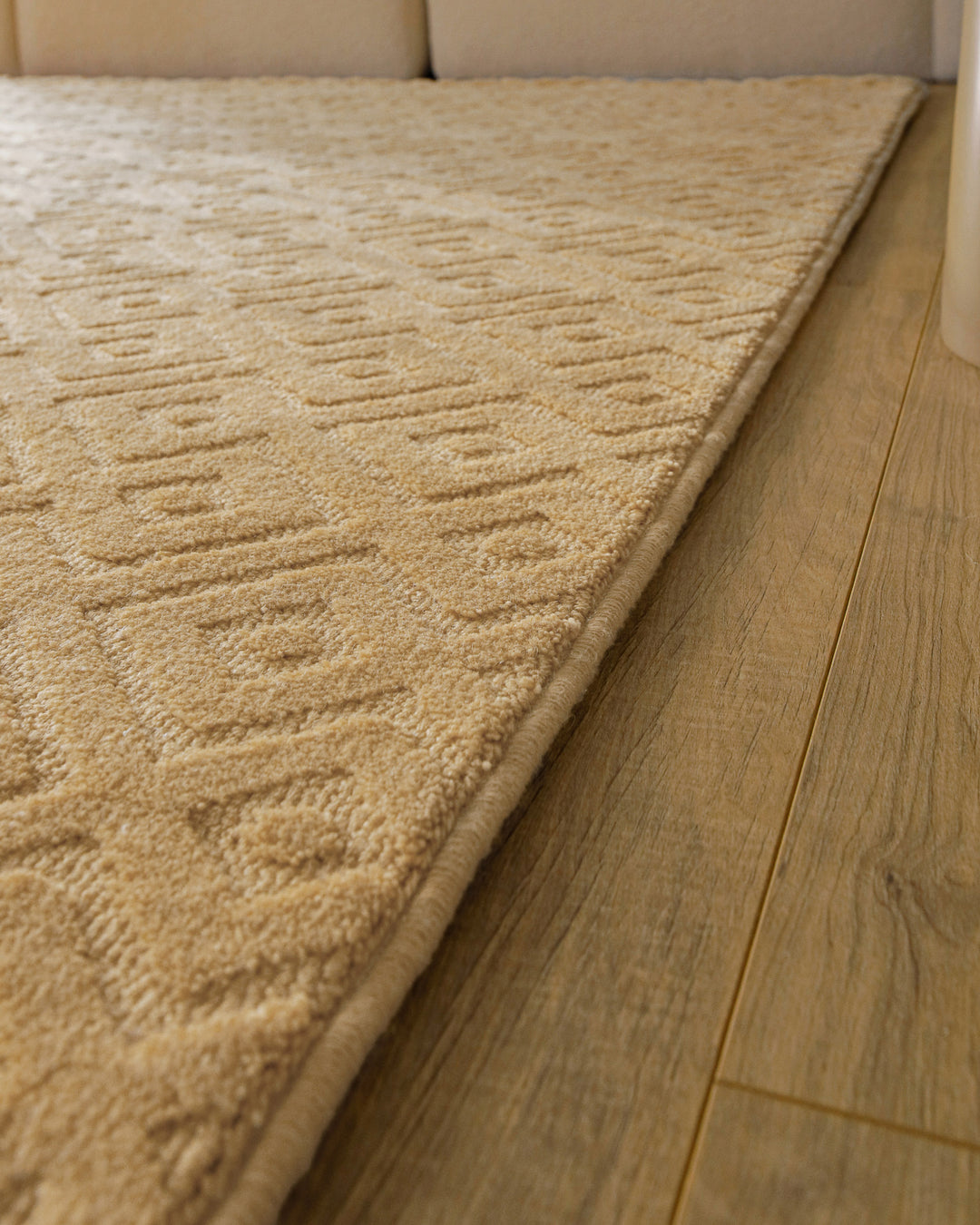 Kurzflor Teppich Castello Two Sand Beige