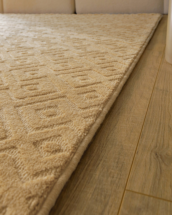 Kurzflor Teppich Castello Two Sand Beige