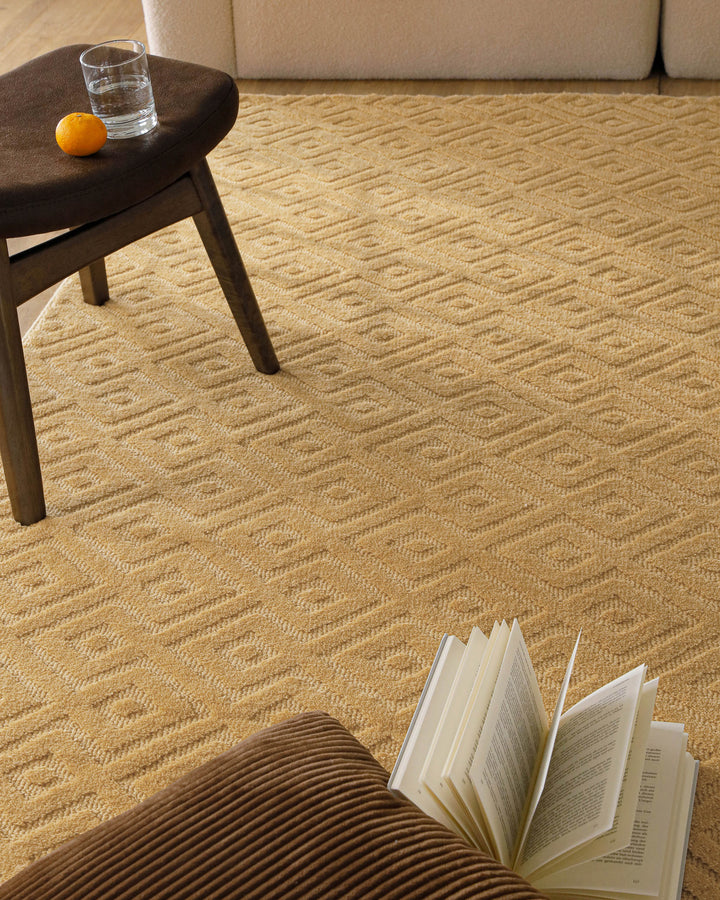 Kurzflor Teppich Castello Two Sand Beige