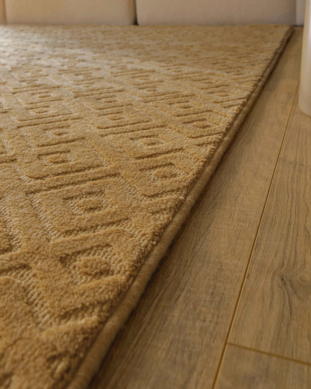 Kurzflor Teppich Castello Two Karamell