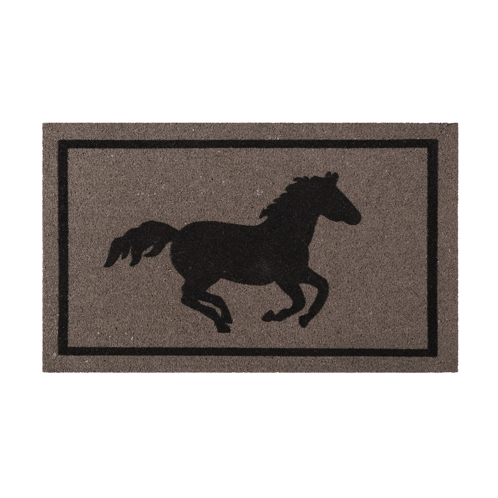 Champion Fußmatte hellgrau Kurzflor rechteckig